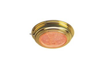 Image of Sea-Dog Brass LED Day/Night Dome Light, 5 Lens, 400358-1