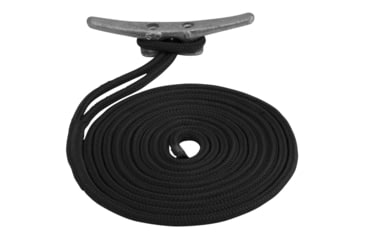 Image of Sea-Dog Double Braided Nylon Dock Line - 5/8" x 35' - Black 77342
