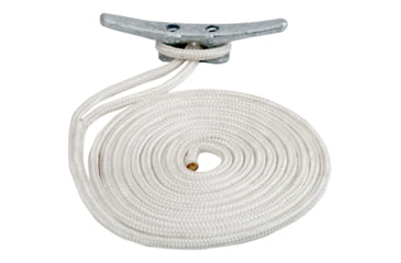 Image of Sea-Dog Double Braided Nylon Dock Line - 5/8" x 35' - White 77345