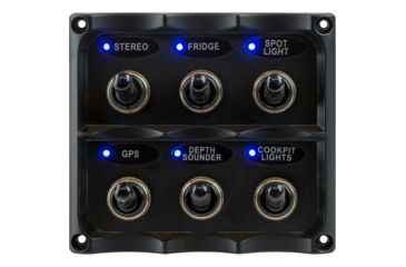 Image of Sea-Dog Resistant Toggle Switch Panel Water 77908