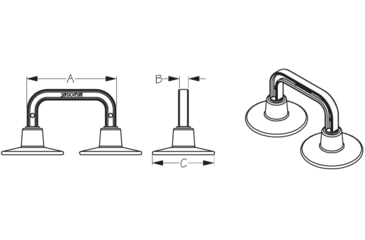 Image of Sea-Dog Sea Dog Suction Cup Handle, 490050-1