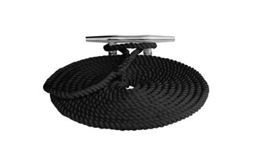 Image of Sea-Dog Twisted Nylon Dock Line - 5/8" x 25' - Black 77244