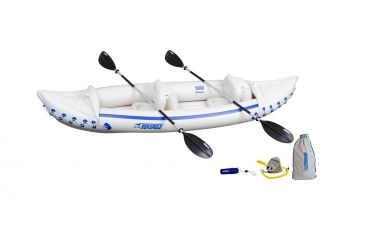 Image of Sea Eagle 330 Inflatable Kayak w/ Paddles 023982