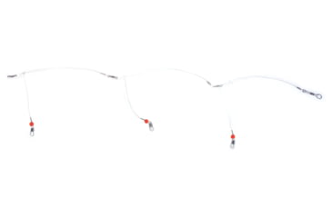 Image of Sea Striker 3-Drop Mono Bottom Rig Red Beads 25 Ring w/UPC, 3B-UPC