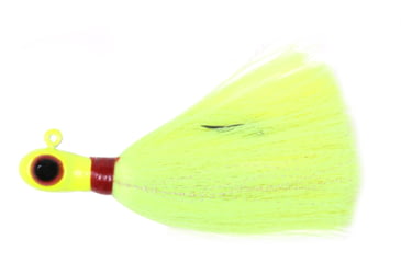 Image of Sea Striker Bugeye Jig, 6 oz, Chartreuse Head/Chartreuse Tail Mylar, SSCJ6-CC