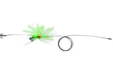 Image of Sea Striker Carolina Live Bait King Rig #5 Solid Wire 2-#4 4X Trebles, Chartreuse Duster, K2T-CHT