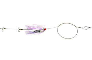 Image of Sea Striker Carolina Live Bait King Rig #5 Solid Wire 2-#4 4X Trebles, Pearl Duster, K2T-PRL