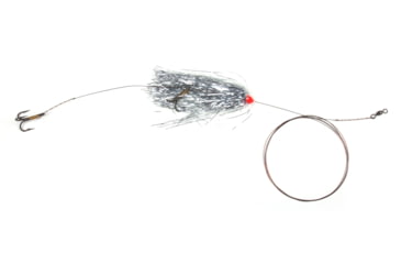 Image of Sea Striker Carolina Live Bait King Rig #5 Solid Wire 2-#4 4X Trebles, Silver Duster, K2T-SIL