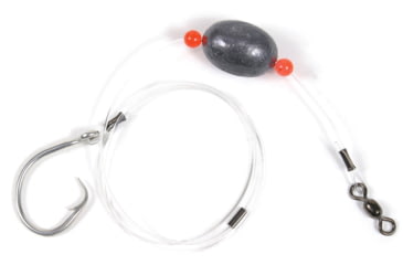 Image of Sea Striker Circle Hook Snapper Grouper Rig 6 oz Egg Lead 30" 150 Lb Mono Sz 13/0 CIrcle Hook, GRCH6