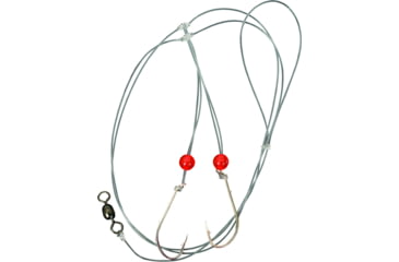 Image of Sea Striker Croaker Rig, #2 Nickel Bait Holder Hooks, Red Beads, CR2
