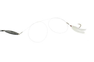 Image of Sea Striker Flounder/Fluke Rig No Float, White Tail Hook 30 Lb Mono, F3BM