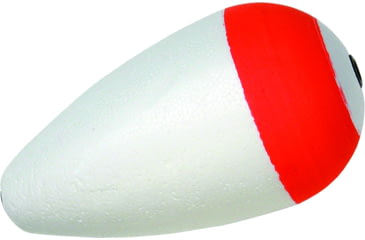 Image of Sea Striker Pear Float Red/White 4in Unwgt, P400RW
