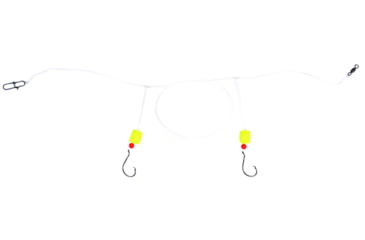 Image of Sea Striker Pompano 2-Drop Circle Hook Rig, #2/0 E.C. Circle Hook, Yellow Floats, PPR20