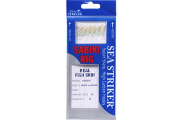 Image of Sea Striker Pro Sabiki Rig Hage, Aurora Glow Finish, Size 6, Sz 12 Us, SS68HA-6