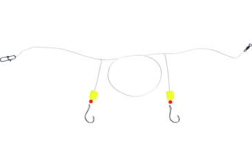 Image of Sea Striker Pro Series Pompano Circle Hook Rig, #2/0 E.Claw Circle Hook Yel Floats w/Fluorocarbon, FC-PPR20