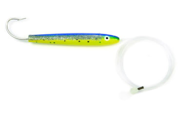 Image of Sea Striker Rigged Cedar Plug 4&quot;, 8/0 Hook, 8 ft 100 Lb Mono Leader, Dorado, 4431R