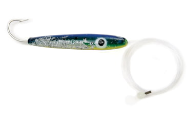 Image of Sea Striker Rigged Cedar Plug 6&quot;, 10/0 Hook, 8 Ft 150 Lb Mono Leader, Dorado, 6431R