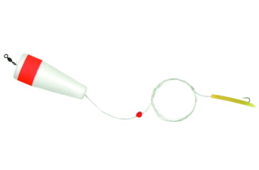 Image of Sea Striker Snapper Popper Bluefish Rig, 3" Red/White Weighted Popping Float, #6 Hook w/Tubing, SNPP