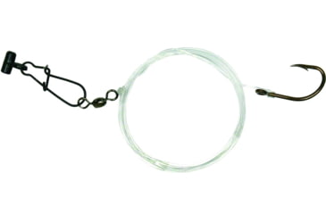 Image of Sea Striker Striped Bass Eel Rig w/Sinker Slide, 6/0 Hook 50 Lb Mono, 357-6/0