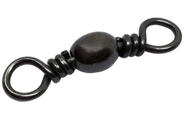 Image of Sea Striker Twisted Barrel Swivel Size 5 w/Safety Snap Black 6 pack, SSTBSSBK-5
