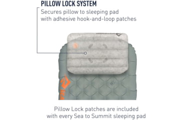 Image of Sea to Summit Aeros Deluxe Down Pillow, Grey, 579-12