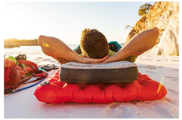 Image of Sea to Summit Aeros Deluxe Down Pillow, Grey, 579-12