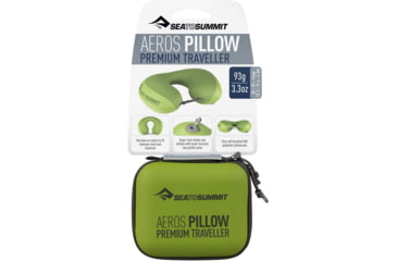 Image of Sea to Summit Aeros Pillow Premium Traveller, Lime, 438-41