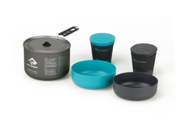 Image of Sea to Summit Alpha Cook Set 2.1, 1.9L pot, 2 bowls, 2 cups, 721