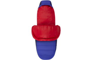 Image of Sea to Summit Amplitude AmIII 5F Sleeping Bag, Blue/Red, Regular, S1251