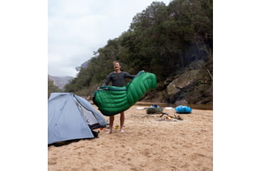 Image of Sea to Summit Ascent Down 15F/-9C Sleeping Bag, Rain Forest Green, Regular, S1123