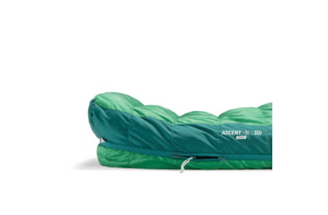 Image of Sea to Summit Ascent Down 15F/-9C Sleeping Bag, Rain Forest Green, Regular, S1123