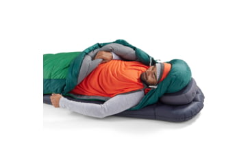 Image of Sea to Summit Ascent Down 15F/-9C Sleeping Bag, Rain Forest Green, Regular, S1123