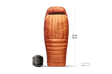 Image of Sea to Summit Basecamp Down 15F/ -9C Sleeping Bag, Bombay Brown, Long, S1142