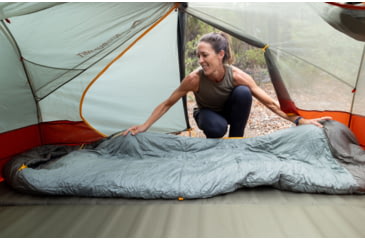 Image of Sea to Summit Boab Synthetic 15F/-9C Sleeping Bag, Laurel Wreath Green, Regular, S4055