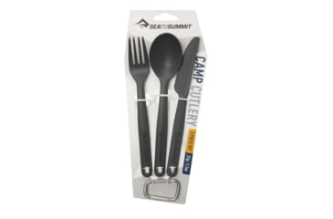 Image of Sea to Summit Camp Cutlery Utensil Set Charcoal, 215-18