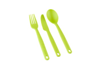 Image of Sea to Summit Camp Cutlery Utensil Set, Lime, 215-41
