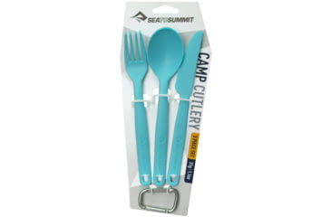 Image of Sea to Summit Camp Cutlery Utensil Set, Pacific Blue, 215-32