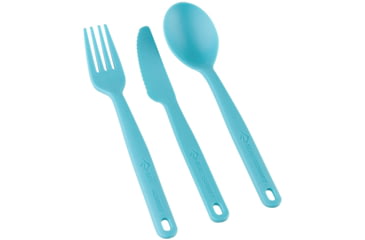 Image of Sea to Summit Camp Cutlery Utensil Set, Pacific Blue, 215-32