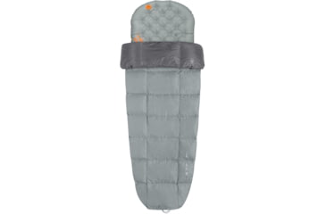 Image of Sea to Summit Cinder CDL 50F Integrated Down Quilt Sleeping Bag, Grey, Regular, S2311
