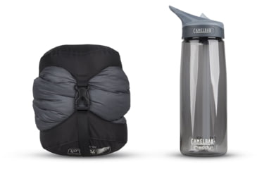 Image of Sea to Summit Cinder CDL 50F Integrated Down Quilt Sleeping Bag, Grey, Regular, S2311