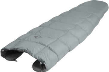 Image of Sea to Summit Cinder CDL 50F Integrated Down Quilt Sleeping Bag, Grey, Regular, S2311