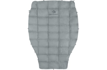 Image of Sea to Summit Cinder CDL 50F Integrated Down Quilt Sleeping Bag, Grey, Regular, S2311