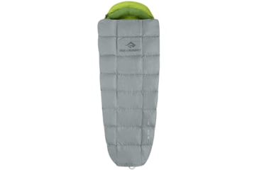 Image of Sea to Summit Cinder CDL 50F Integrated Down Quilt Sleeping Bag, Grey, Regular, S2311