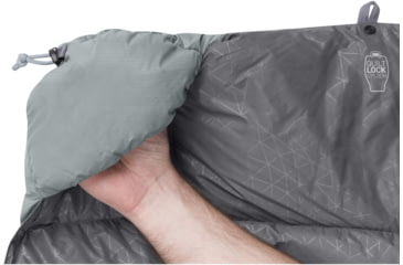 Image of Sea to Summit Cinder CDL 50F Integrated Down Quilt Sleeping Bag, Grey, Regular, S2311