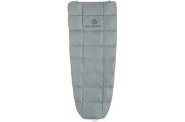 Image of Sea to Summit Cinder CDL 50F Integrated Down Quilt Sleeping Bag, Grey, Regular, S2311
