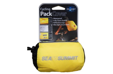 Image of Sea to Summit Cycling Nylon Pack Cover, XS, Yellow, 222-50