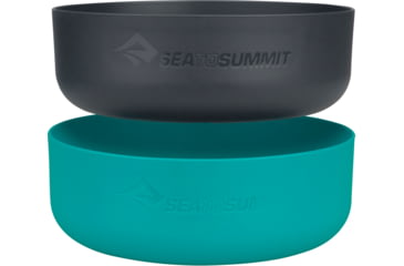 Image of Sea to Summit DeltaLight Bowl Set - 2-Pack, Charcoal/Pacific, Small, A1300