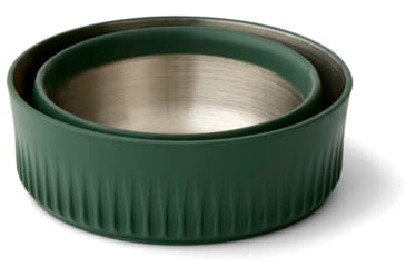 Image of Sea to Summit Detour Stainless Steel Collapsible Mug, Laurel Wreath Green, A1321-40