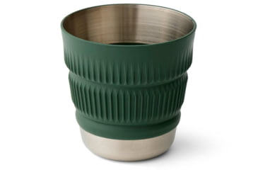 Image of Sea to Summit Detour Stainless Steel Collapsible Mug, Laurel Wreath Green, A1321-40
