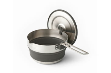 Image of Sea to Summit Detour Stainless Steel Collapsible Pouring Pot, Beluga Black, A1211